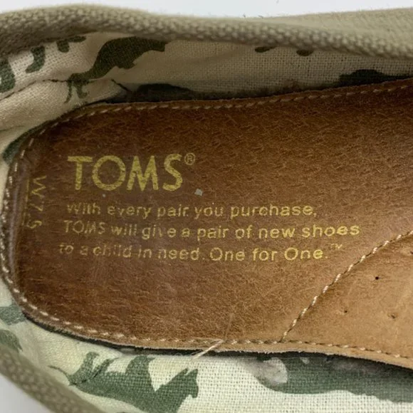 Toms Green Classic Canvas Shoes - Picture 8 of 9